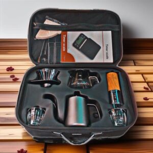 شنطة خاصة بأدوات تحضير قهوة V60