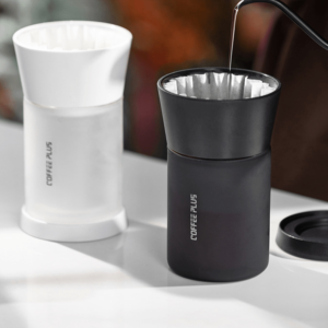 مجموعة تحضير قهوة الفلتر أسود - 300 مل